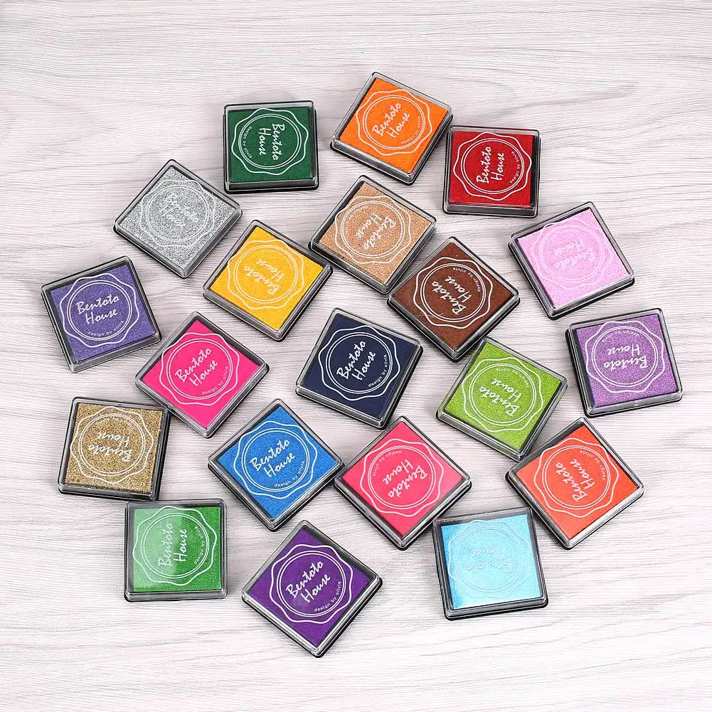 20pcs Colorful DIY Craft Finger Print Ink Pad Inkpad Rubber Stamps Inkpads Ink & Pads Toys Kids Games Accessories YJS Dropship 20pcs Colorful DIY Craft Finger Print Ink Pad Inkpad Rubber Stamps Inkpads Ink & Pads Toys Kids Games Accessories YJS Dropship