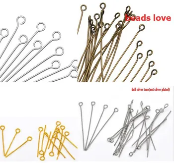 

(200Pcs/lot )40mm Pick 4 Color Eye Pins/pins Findings DIY Jewelry Findings(w02953)Free Shipping!