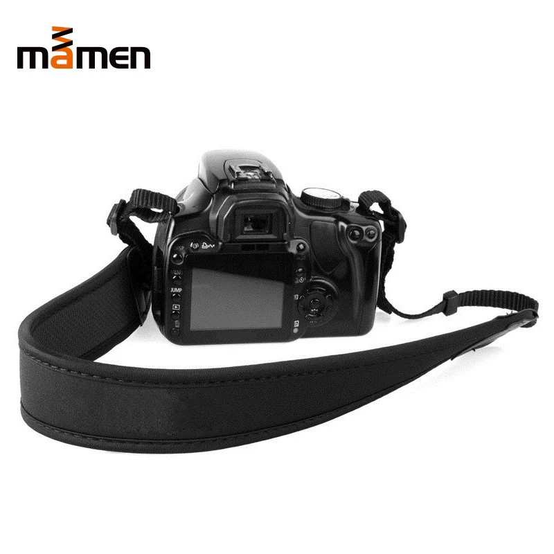 

Adjustable Nylon Camera Strap Elasticity Anti-slip Black Shoulder Belt Neck Strap For Sony/ Nikon SLR Cameras Strap Accessories