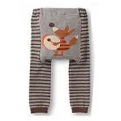 

Factory Price! Cute Baby Kid Infant Toddler Newborn Cartoon Striped Leggings Long Pants 6 Colors