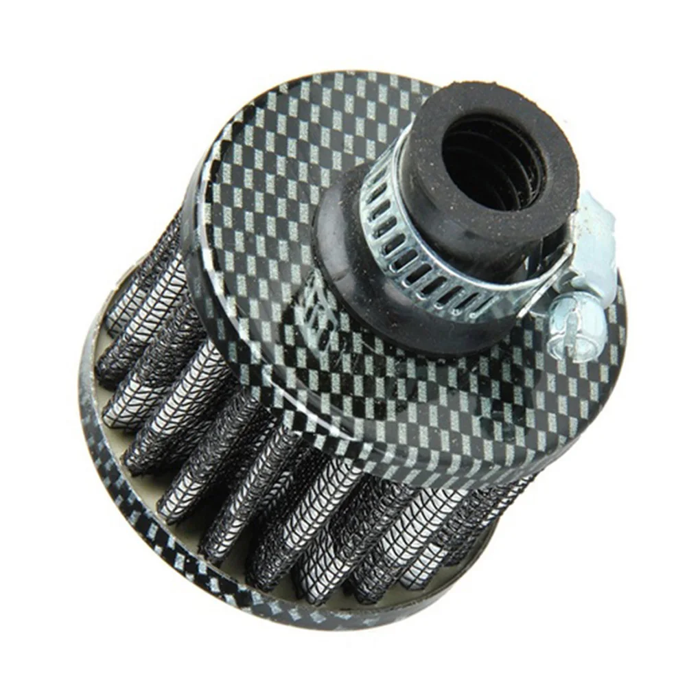 

2019 Motorcycle Parts E support 12mm Sliver Car Cone Cold Air Intake Filter Turbo Vent Crankcase Breather Sales