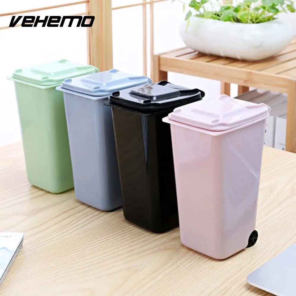 Мини мусорное ведро Wheelie 4 цвета 10*8*15 5 см мусорные ведра маленькие ножницы