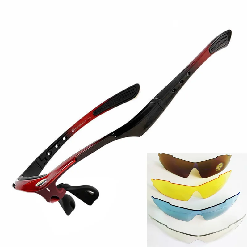 

ROCKBROS DIY Sunglasses Frame/Lens Polarized Cycling Glasses Frame Outdoor Fishing Rinding Running MTB Bicycle Bike Sun Glasses