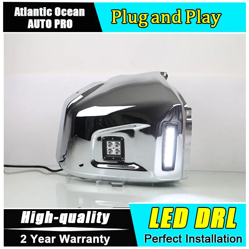 

JGRT car styling For Tundra LED DRL For Tundra led fog lamps daytime running light High brightness guide LED DRL