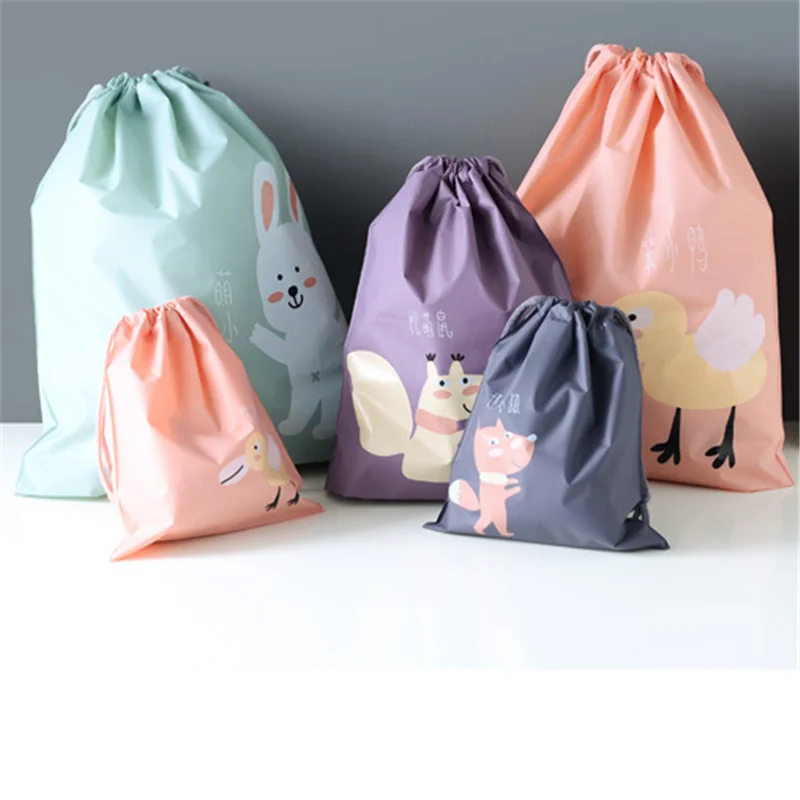 Vogvigo Waterproof Travel Cosmetic Bag  Cosmetic Organizer Makeup Bags Wash Bag Large Capacity Drawstring Storage Toiletry Box