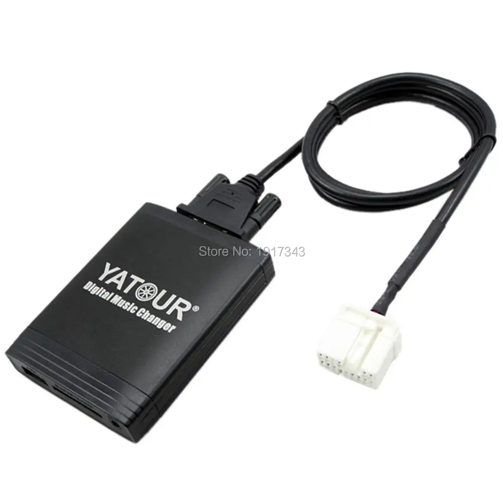  Adaptador de coche AUX MP3 SD USB música de cambiador de CD conector de CDC para HONDA ACCORD de la