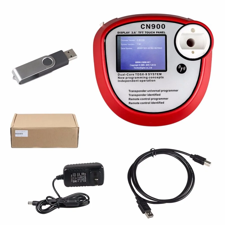 2.02.3.38 Transponder Chip Key Copy Machine OEM CN900 Auto Key Programmer CN 900 Calculate Pin Code For Multi-Cars DHL shipping