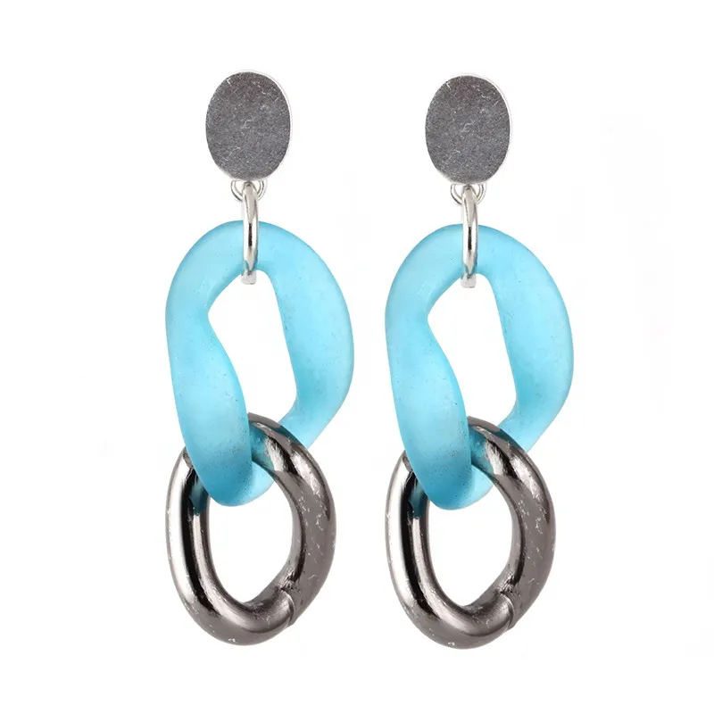 2017 New Color Water Drop Earrings for Women Faceted Beads Handmade Crystal Earring Big Earrings Long Earrings vintage WHOLESALE (8)