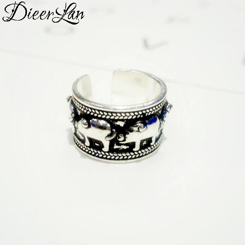 

Trendy Bohemian Vintage 925 Sterling Silver Pig Rings for Women Wedding Engagement Antique Ring Christmas Gift Anillos