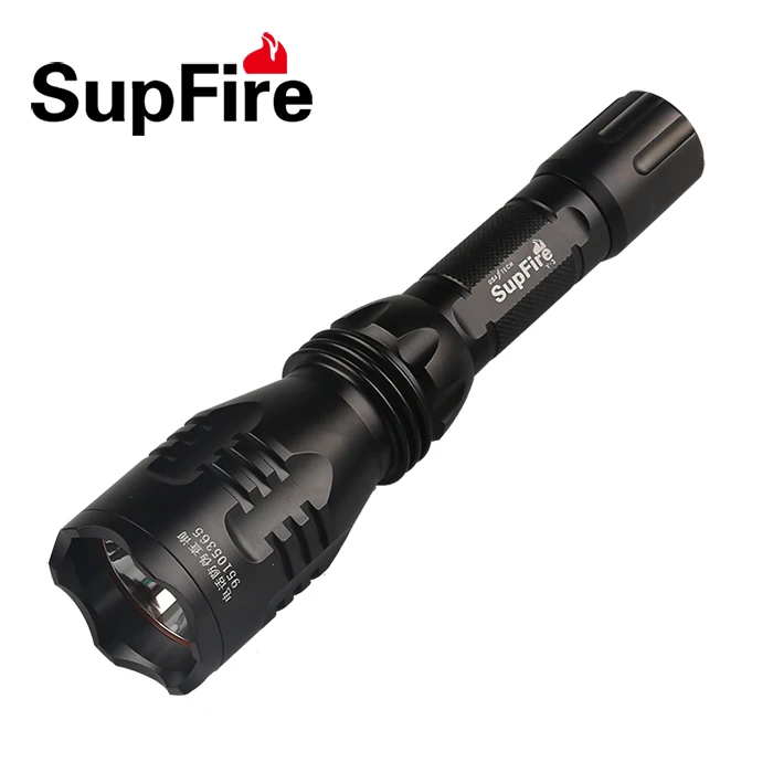 

SupFire Y3 Cree Q5 350 Lumen Waterproof IP67 5 Modes LED Flashlight Rechargeable Torch by 18650 Battery