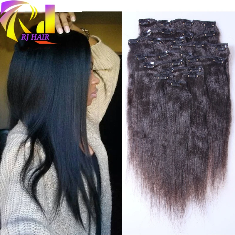 Corase Yaki Clip in Human Hair Extensions 7A Remy ...