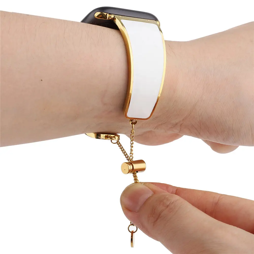 Женские часы браслет для Apple Watch полосы 38 мм 42 мм 40 мм 44 мм регулируемый ремешок из нержавеющей стали для iWatch серии 4 3 2 1