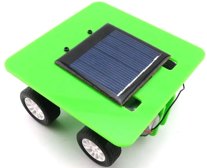 Мини-двигатель солнечной энергии игрушки автомобиль Diy Развивающие игрушки собраны модели науки и Технология небольшое производство