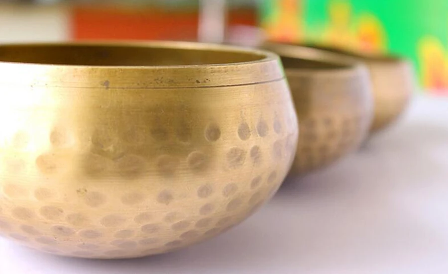 

Yoga Tibetan Singing Bowl Himalayan Hand Hammered Chakra Meditation Religion Belief Buddhist supplies Home Decoration