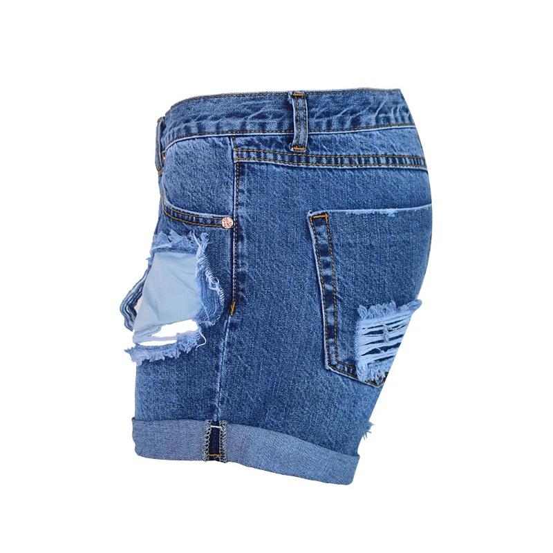 2018 High Quality Women Shorts Loose Jenas Low Waist Cross Pants Pockets Jeans Cuffs Shorts Womens Jeans Jeans