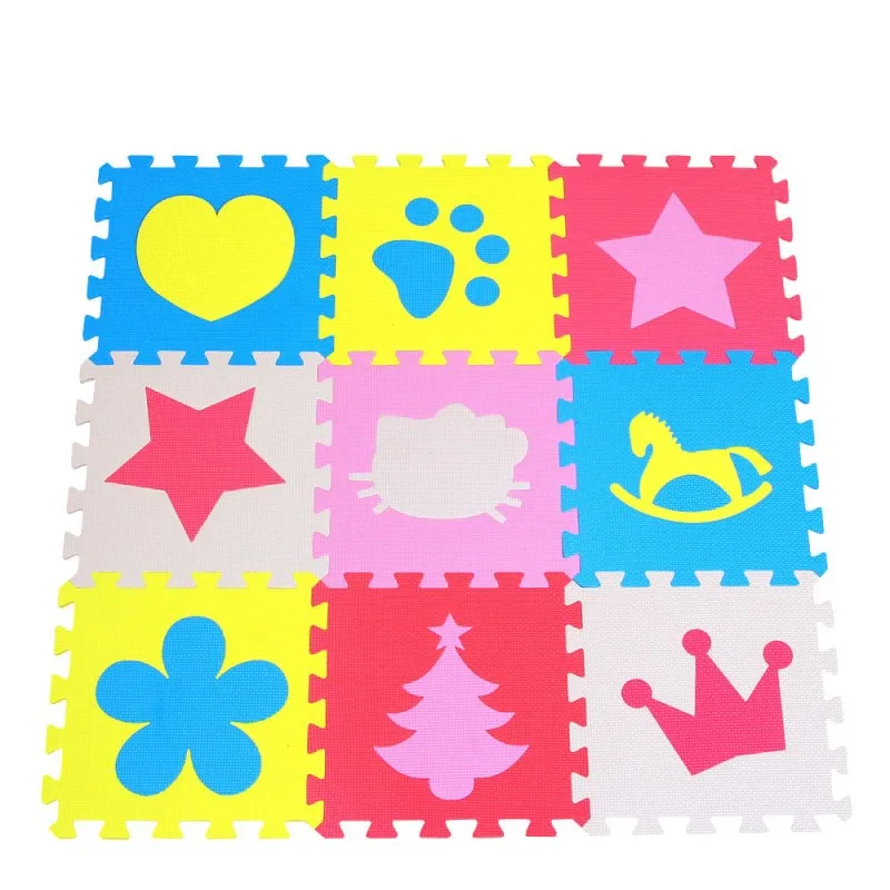 

Free shpping 10 pcs FOAM MATS Exercise GYM Puzzle Soft Tile Floor Kids Play Room
