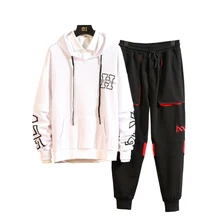 M-3XL 4XL весна лето Спортивный костюм s мужской комплект модный мужской спортивный костюм со штанами шаровары для бега спортивные мужские джоггеры костюм наборы