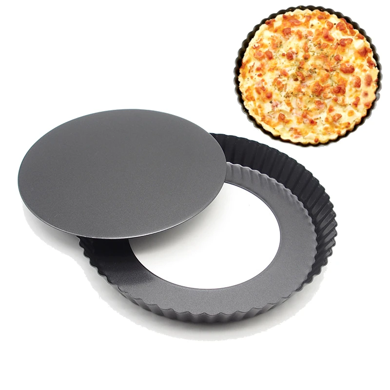 9 inch Pizza Pie Pan Removable Bottom Baking Non Stick Round Cake Mold