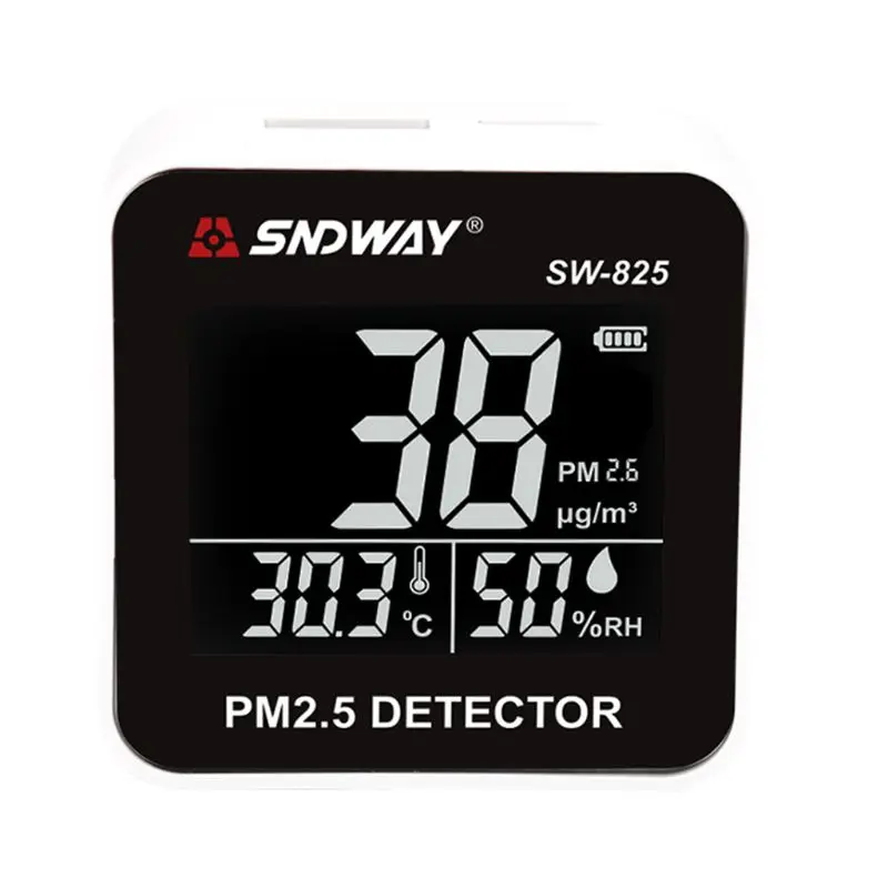 

Digital Air Quality Monitor Laser PM2.5 Detector tester Gas monitor/Gas analyzer/Temperature humidity meter Diagnostic tool 649E