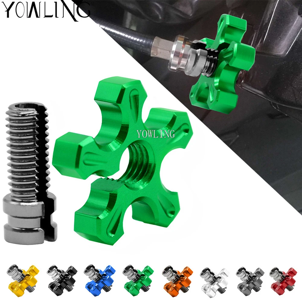M8/M10 Universal Motorcycle Billet Clutch Cable Wire Adjuster For KAWASAKI Z750 Z800 Z1000 Z1000SX NINJA 1000R/650R KTM DUKE RC