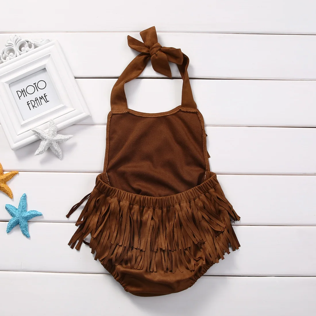 Newborn Baby Girl Tassels Romper baby rompers baby jumpsuit