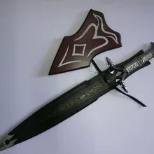 S0154 набор RAE нож анатроса меч земли W/налет и кожаная оболочка 27"