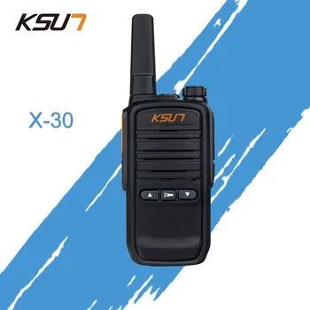 

KSUN X-30 Mini Walkie Talkie Radio UHF 400-470MHz Two Way Radio Portable Communicador Handheld HF Transceiver