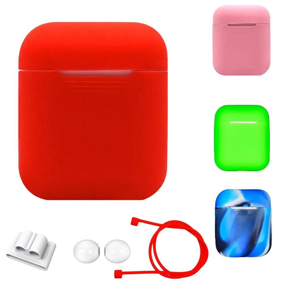 

Hot Sale 4Pcs Silicone Earphone Anti-Lost Strap Protective Case Holder Plugs for Airpods