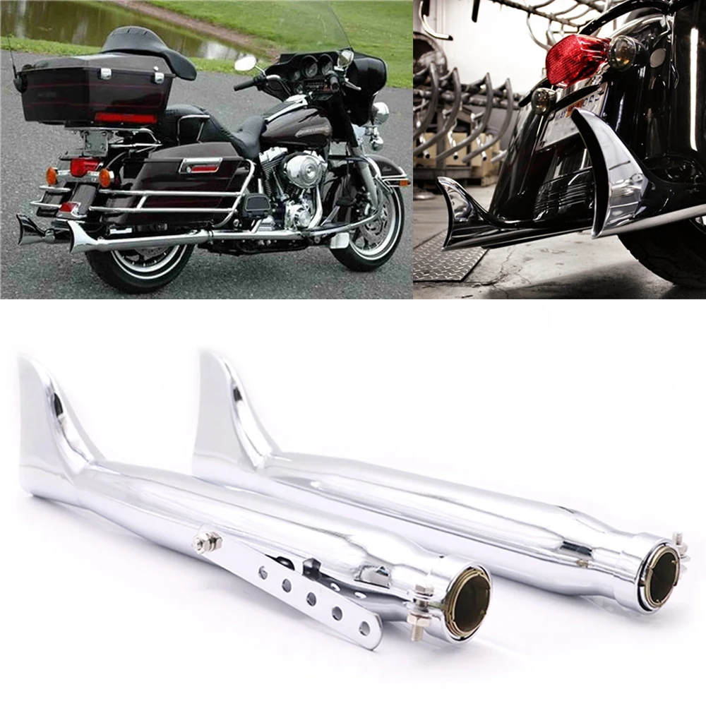 2 шт. выхлопные трубы для мотоцикла Harley Sportster XL883 1200 Cruiser Chopper Bobber Cafe Racer|Выхлопные и