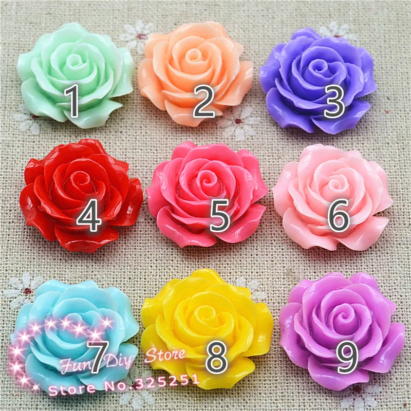 10 шт. декоративные банты для волос 28 мм|cameo|cameo flowercameo resin |