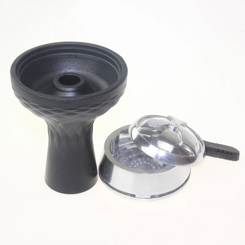 Arab Style Shisha Aluminium Hookah Bowl & Silicone Charcoal Cover