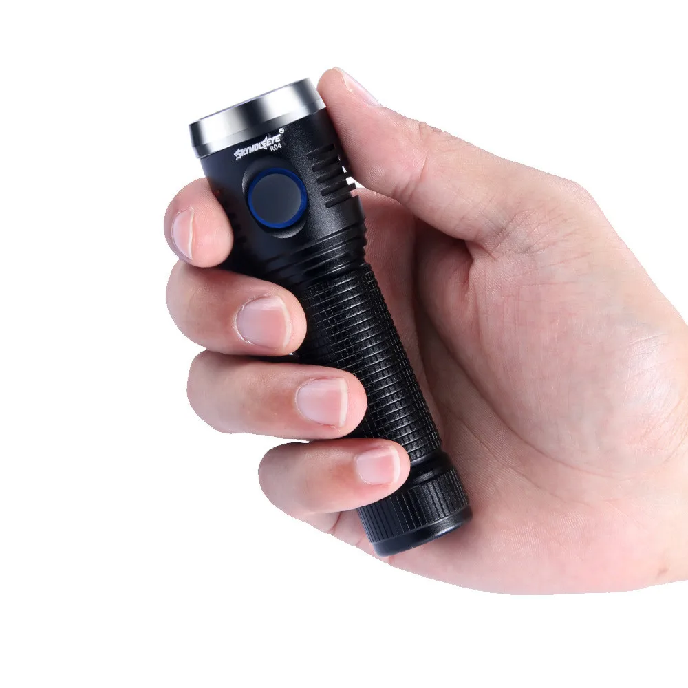 

LED Flashlight torch G700-U Micro Rechargeable Zoom torch floodlight flash light for 18650 Battery Mini USB Rechargeable T6 L4