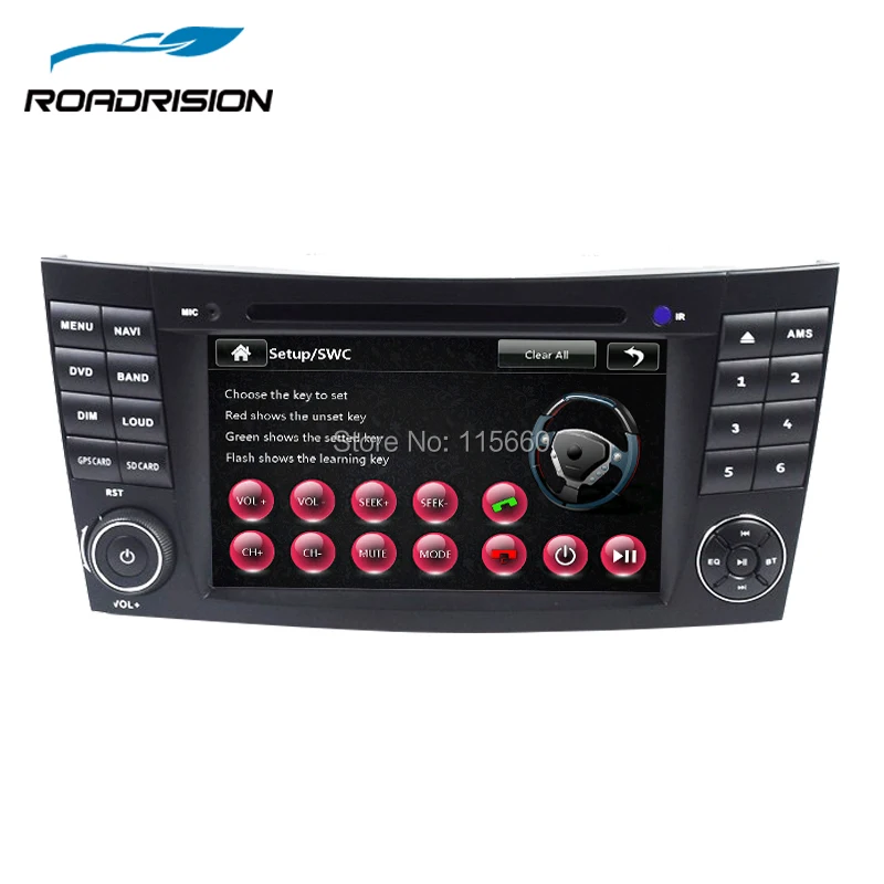 Roadrision 2Din Автомобильный DVD плеер для Mercedes-Benz e-класс/W211/E300/CLK/W209/CLS/W219/g-класс/W463 стереоплеер gps навигации
