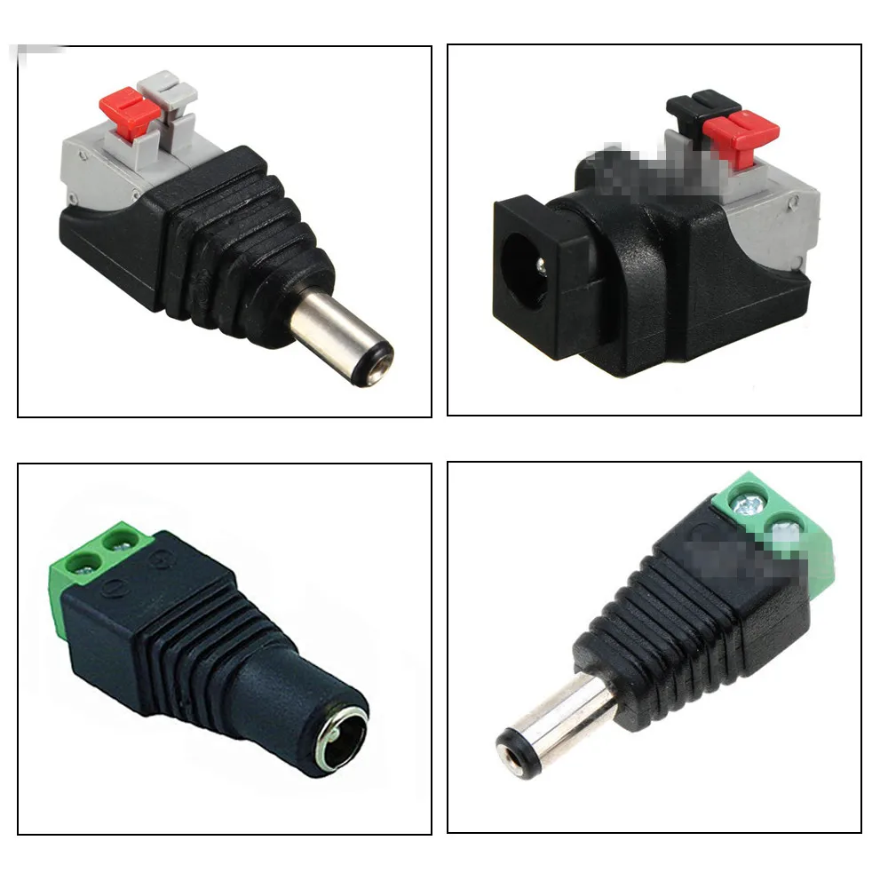 5~100pcs DC Connector for LED Strip Free Welding Adapter Male or Female connector | Лампы и освещение