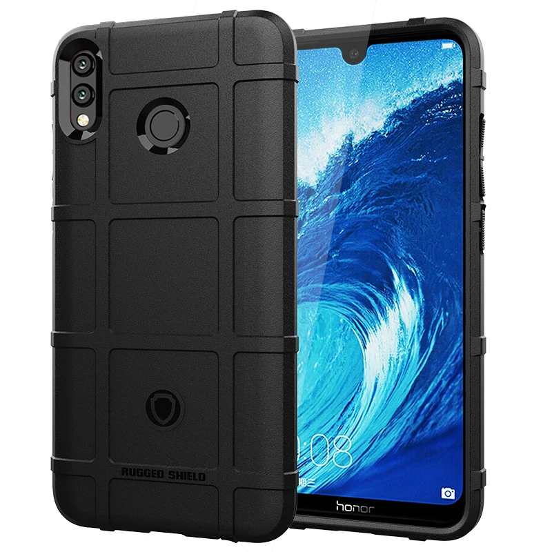 Чехол для Huawei honor 8X Max задняя крышка чехол Honor ударопрочный броня TPU кожаный мягкий