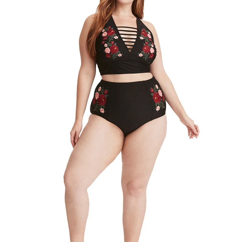 “ Bandage Swimsuit Rhinestone Mulheres Push