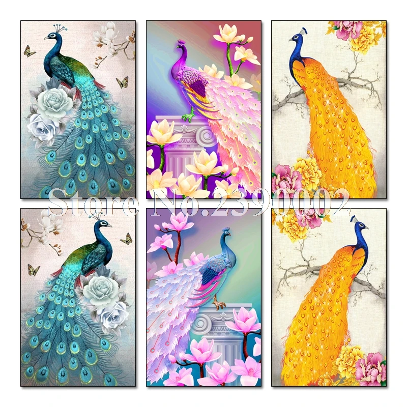 

5D diy Diamond Painting Animals DIY Diamond Embroidery Peacock Full Drill Rhinestone Mosaic Painting Home Decor Christmas Gift