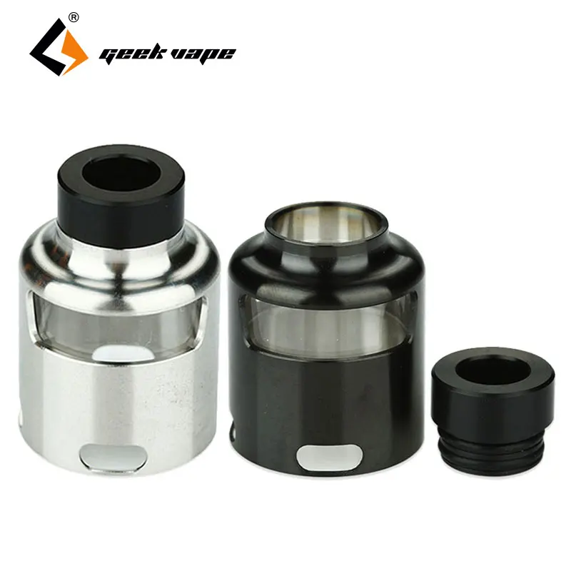 

Original GeekVape Tsunami 24 RDA Glass Window Version Tank Atomizer Hollow Positive Pin for Squonk MODs E-cig Vape Tank Atomizer
