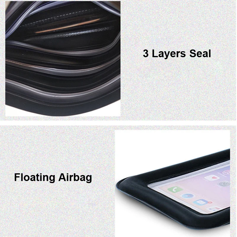 6 Inch mobile phone Floating Airbag Swimming Bag