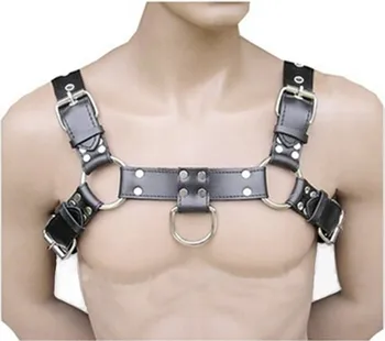

Male Harness Chest Harness Belt Gay Buckles,Leather Straps Club Wear ,Cosplay Clubwear Accessories
