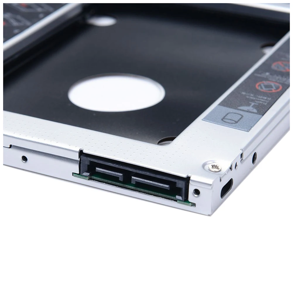 Universal SATA 2nd HDD HD SSD Enclosure Hard Drive Caddy Case Tray for