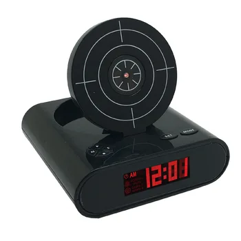 

Electronic Mute LED Living Room Bedroom Personality Creative Targeting Toy Alarm Clock Red Display Lazy Wake Up Mute