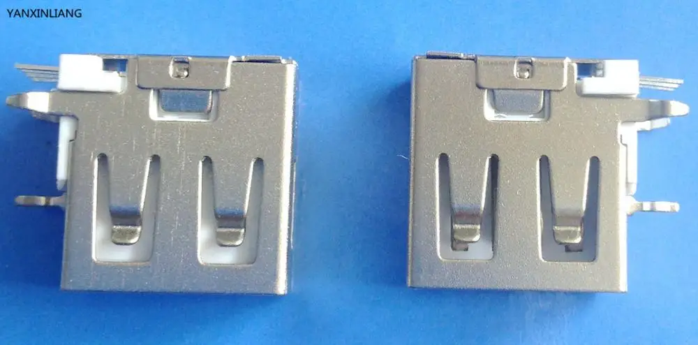 

10pcs/lot USB 2.0 4Pin A Type Female Socket Connector Side Pin Short Body for Data Transmission Charging