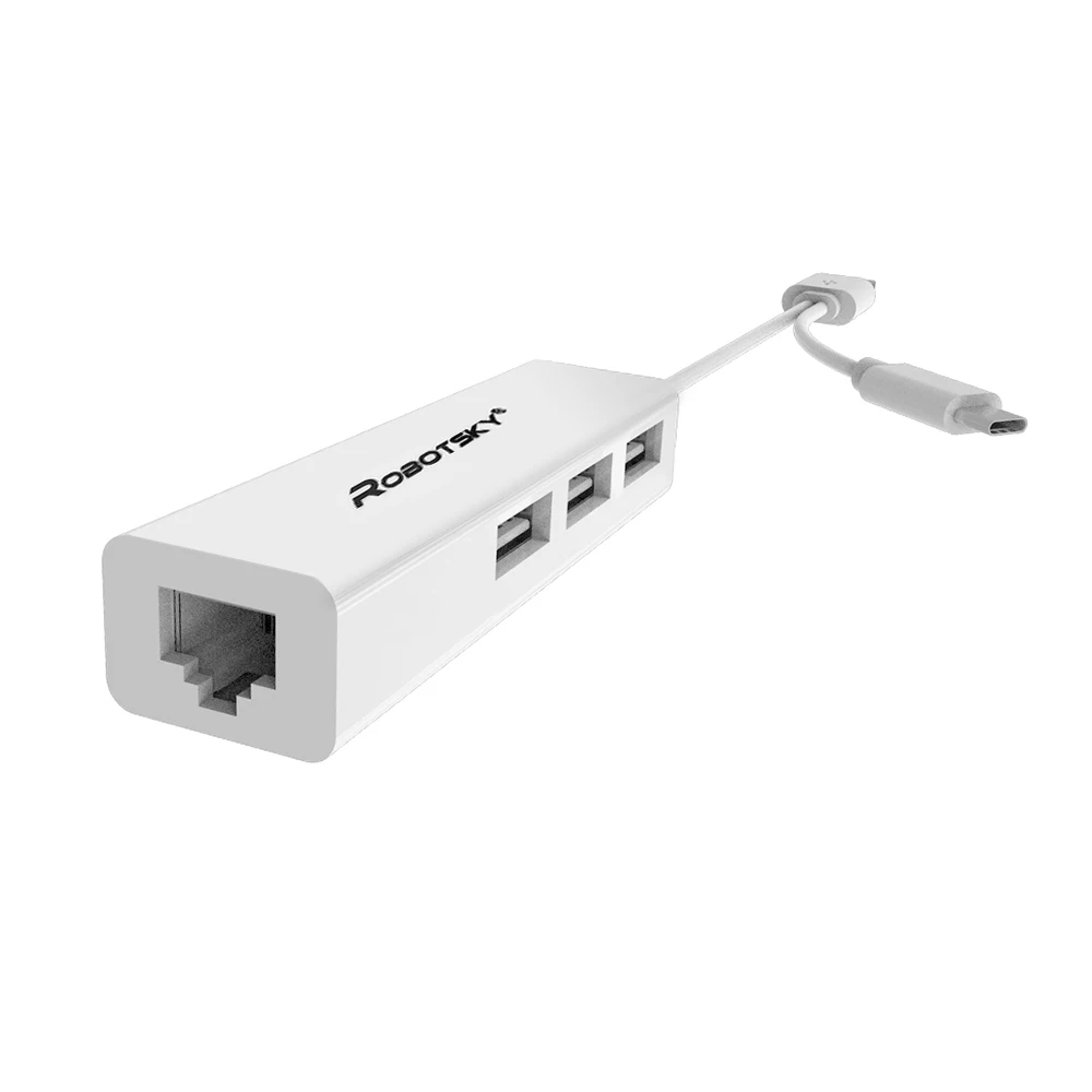 3 порта USB 3,1 концентратор type C к Gigabit Ethernet LAN RJ45 адаптер высокоскоростной передачи данных сетевая карта для Macbook Chromebook