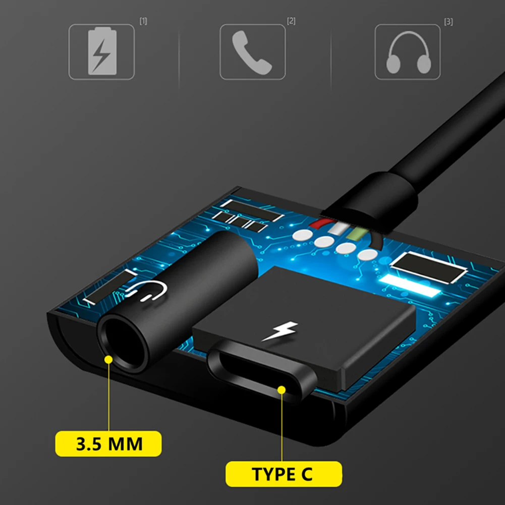 Usb type-C аудио кабель-адаптер для зарядки 2 в 1 type C папа-мама 3,5 мм разъем для наушников зарядный конвертер для huawei mate 10