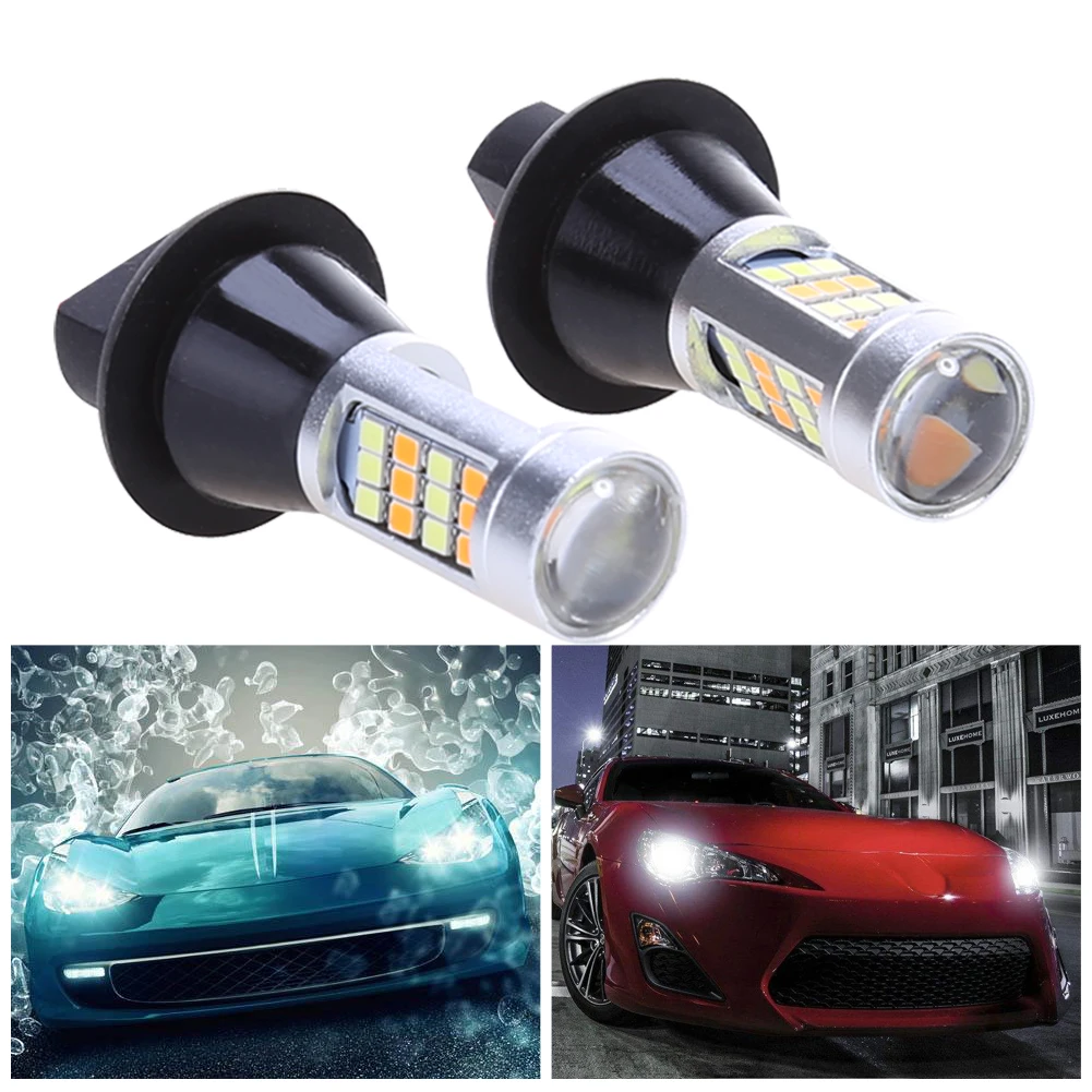 

2Pcs 1156 T20 Car-styling Led Lamp Automobiles Running Light Auto Dual Mode Light-emitting Diode Light Bulbs