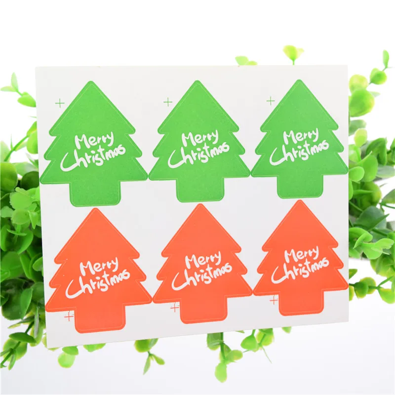 Seal Stickers Handmade Merry Christmas DIY Seal Sticker Scrapbooking Envelopes packaging Label Cake Wrapping Baking Party