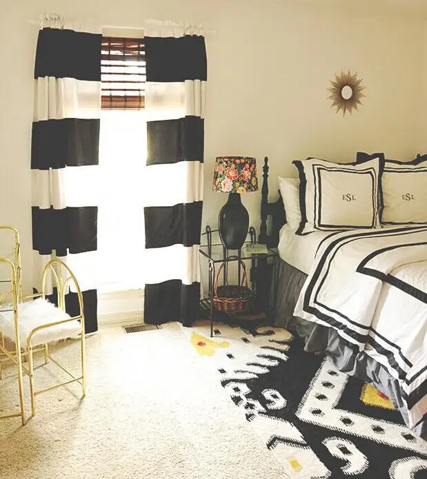 Curtains Ideas black and white striped curtains horizontal : Popular Horizontal Striped Curtains-Buy Cheap Horizontal Striped ...