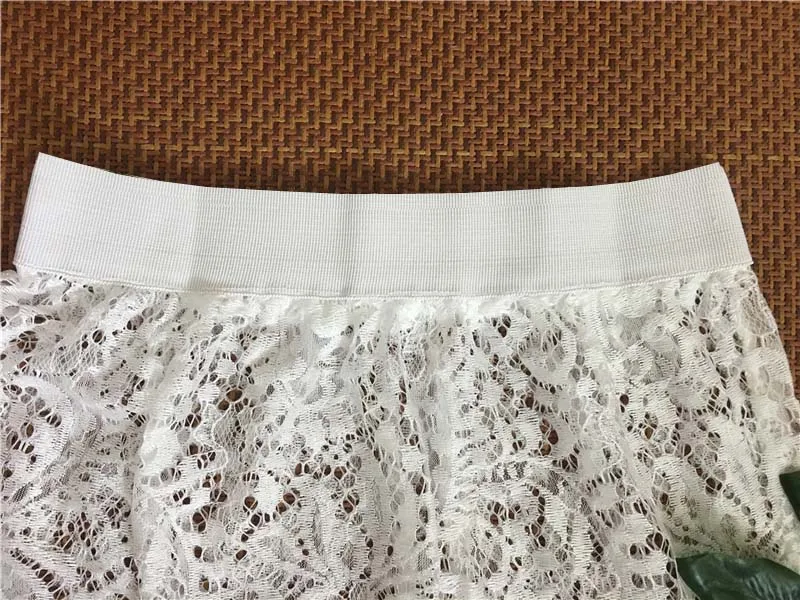 Женская кружевная открытая юбка, Нижняя юбка, сексуальная клубная высокая талия, прозрачная короткая микро мини-юбка, черная белая юбка-карандаш, верхняя юбка