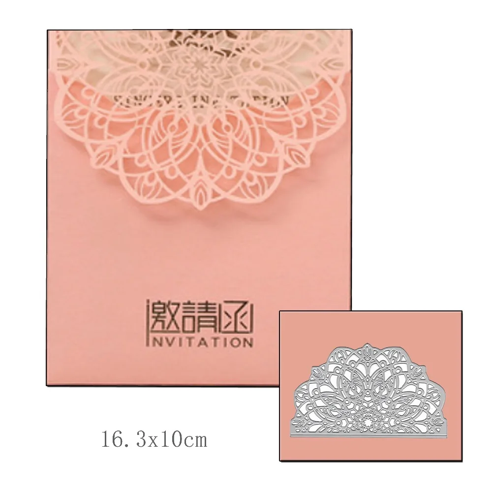 

Beauty Flowers Greeting Card Metal Cutting Dies for Scrapbooking DIY Album Embossing Folder Paper Cards Template Stencil Crafts